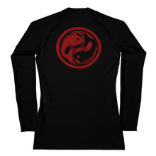 Load image into Gallery viewer, BETA Women's Ranked Rash Guard - Black/Red