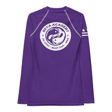Load image into Gallery viewer, BETA Women's Ranked Rash Guard - Purple