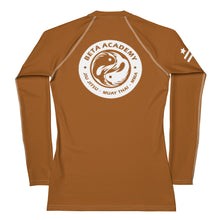 Load image into Gallery viewer, BETA Women's Ranked Rashguard - Brown