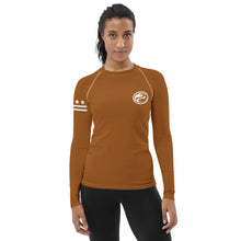 Load image into Gallery viewer, BETA Women's Ranked Rashguard - Brown