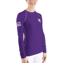Load image into Gallery viewer, BETA Women's Ranked Rash Guard - Purple