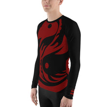 Load image into Gallery viewer, Men's Black Ranked All Over Print BETA Nogi Rash Guard