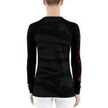 Load image into Gallery viewer, BETA Monochrome Tiger Camo Women's Rash Guard