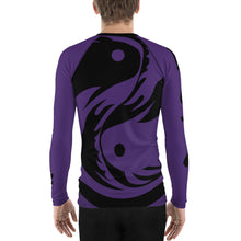 Load image into Gallery viewer, Men's Purple Ranked All Over Print BETA Nogi Rash Guard