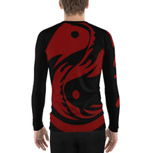 Load image into Gallery viewer, Men's Black Ranked All Over Print BETA Nogi Rash Guard