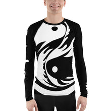 Load image into Gallery viewer, Men's Black and White All Over Print BETA Nogi Rash Guard