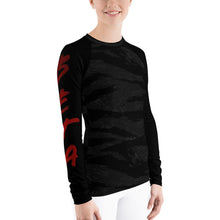 Load image into Gallery viewer, BETA Monochrome Tiger Camo Women's Rash Guard