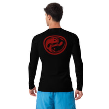 Load image into Gallery viewer, BETA Men&#39;s Ranked Rash Guard- Black