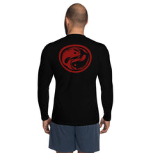 Load image into Gallery viewer, BETA Men&#39;s Ranked Rash Guard- Black