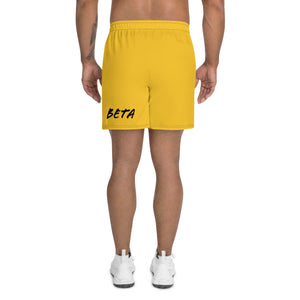 BETA Yellow Men's Recycled Athletic Shorts