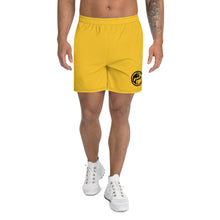 Load image into Gallery viewer, BETA Yellow Men&#39;s Recycled Athletic Shorts