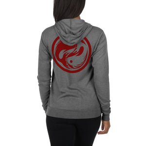 Unisex BETA Logo Jiujitsu zip hoodie