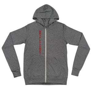 2014 Edition BETA Academy Unisex zip hoodie