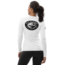 Load image into Gallery viewer, BETA Women&#39;s Ranked Rash Guard - White