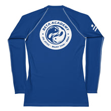 Load image into Gallery viewer, BETA Women&#39;s Ranked Rash Guard - Blue