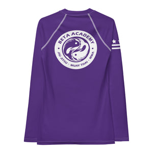 BETA Women's Ranked Rash Guard - Purple