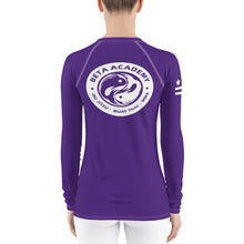 Load image into Gallery viewer, BETA Women&#39;s Ranked Rash Guard - Purple