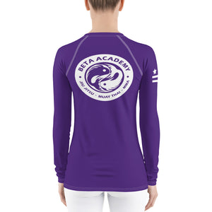 BETA Women's Ranked Rash Guard - Purple