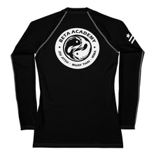 Load image into Gallery viewer, BETA Women&#39;s Ranked Rash Guard - Black