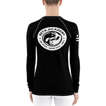 Load image into Gallery viewer, BETA Women&#39;s Ranked Rash Guard - Black