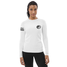 Load image into Gallery viewer, BETA Women&#39;s Ranked Rash Guard - White