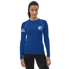 Load image into Gallery viewer, BETA Women&#39;s Ranked Rash Guard - Blue