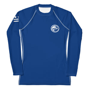 BETA Women's Ranked Rash Guard - Blue