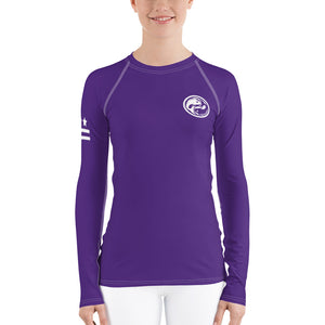 BETA Women's Ranked Rash Guard - Purple