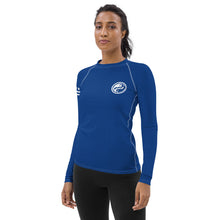 Load image into Gallery viewer, BETA Women&#39;s Ranked Rash Guard - Blue