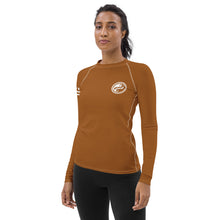 Load image into Gallery viewer, BETA Women&#39;s Ranked Rashguard - Brown