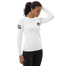 Load image into Gallery viewer, BETA Women&#39;s Ranked Rash Guard - White