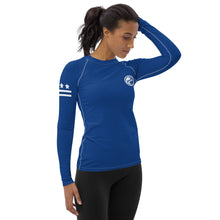 Load image into Gallery viewer, BETA Women&#39;s Ranked Rash Guard - Blue