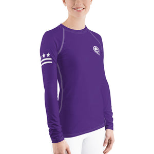 BETA Women's Ranked Rash Guard - Purple