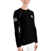 Load image into Gallery viewer, BETA Women&#39;s Ranked Rash Guard - Black