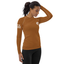 Load image into Gallery viewer, BETA Women&#39;s Ranked Rashguard - Brown