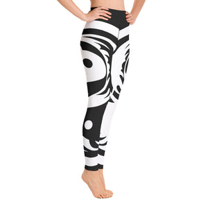 Women's Black and White All Over Print BETA Nogi Spats