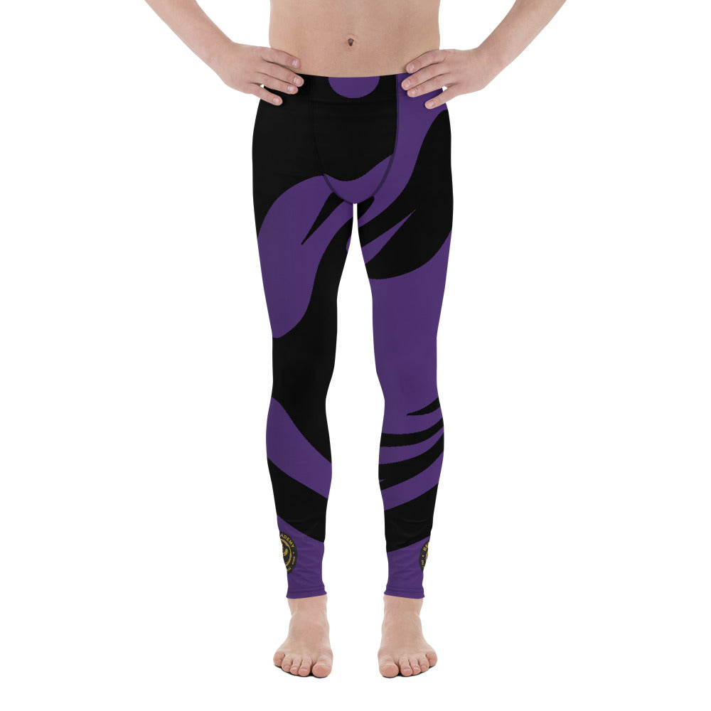 Men's Purple Ranked All Over Print BETA Nogi Spats