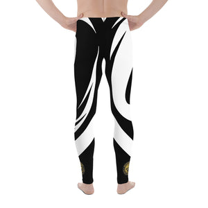 Men's Black and White All Over Print BETA Nogi Spats