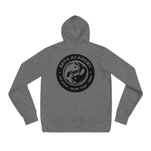 Heather Grey Unisex BETA Logo hoodie