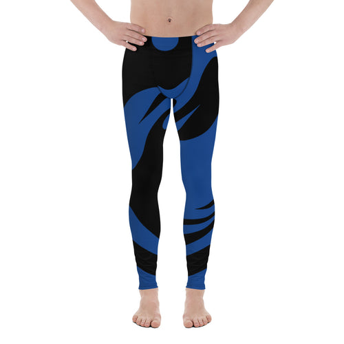 Men's Blue Ranked All Over Print BETA Nogi Spats