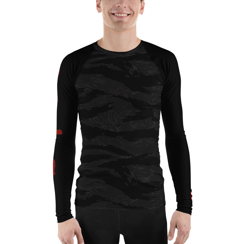 BETA Monochrome Tiger Camo Men's Rash Guard