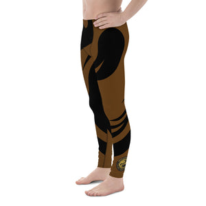 Men's Brown Ranked All Over Print BETA Nogi Spats