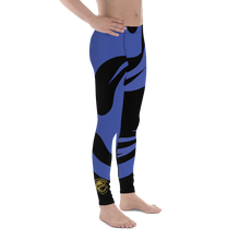 Load image into Gallery viewer, Men&#39;s Ranked Blue All Over Print BETA Nogi Spats