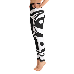 Women's Black and White All Over Print BETA Nogi Spats