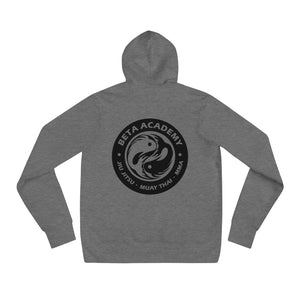 Heather Grey Unisex BETA Logo hoodie