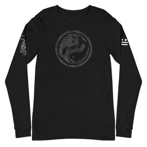 Distressed BETA Logo Unisex Long Sleeve Tee