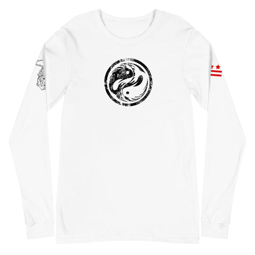 Distressed BETA Logo Unisex Long Sleeve Tee